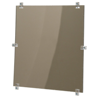 SDP510 Miroir plat, 12" ha x 12" la, Non encadr&eacute;