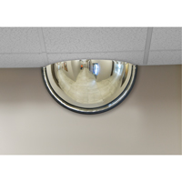 Miroir en dôme 180°, Demi-dôme, Dessus fermé, Diamètre 18" SDP524 | Zenith Safety Products
