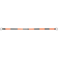 SDP614 Retractable Cone Bar, 7' 5" Extended Length, Black/Orange