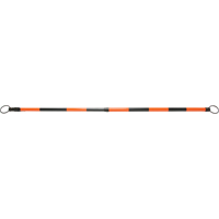 Retractable Cone Bar, 7' 5" Extended Length, Black/Orange SDP614 | Zenith Safety Products