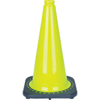 SDS932 Premium Traffic Cone, 18", Lime Green