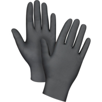 Puncture-Resistant Medical-Grade Disposable Gloves, 2X-Large, Nitrile, 5-mil, Powder-Free, Black, Class 2 SGP781 | Zenith Safety Products
