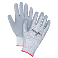 Seamless Stretch Cut-Resistant Gloves, Size 8, 13 Gauge, Nitrile Coated, HPPE Shell, EN 388 Level 3 SEB091R | Zenith Safety Products