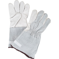 Standard-Duty Snug Wrist Work Gloves, X-Large, Goat Grain Palm SEB735R | Zenith Safety Products