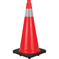 Premium Traffic Cone, 28", Orange, 4" Reflective Collar(s) SEB826 | Zenith Safety Products