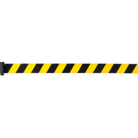 Cartouches de ruban pour assembler vos propre barrières de contrôle des foules, 7', Ruban Jaune SEC365 | Zenith Safety Products