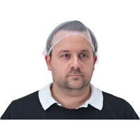Hair Nets, Nylon, 18", White SEC372 | Zenith Safety Products