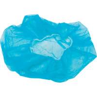 SEC378 Non-Woven Bouffant Caps, Polypropylene, 21"/Large, Blue