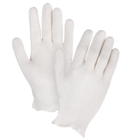 Mediumweight Inspection Gloves, Poly/Cotton, Hemmed Cuff, Ladies SEE785 | Zenith Safety Products