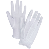 Parade/Waiter's Gloves, Cotton, Hemmed Cuff, Small SEE793 | Zenith Safety Products