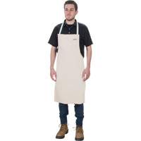 Apron, Cotton, 36" L x 29" W, Natural SEE852 | Zenith Safety Products