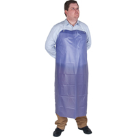 SEE888R Lightweight Apron, Vinyl, 45" L x 36" W, Blue