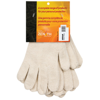 Gants en tricot de poids lourd, Poly/coton, Calibre 7, Moyen SEE934R | Zenith Safety Products