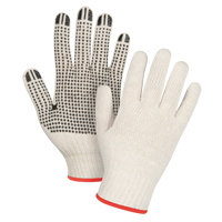Lightweight Dotted String Knit Gloves, Poly/Cotton, Single Sided, 7 Gauge, Small SDS944 | Zenith Safety Products