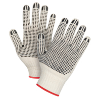 Heavyweight Double-Sided Dotted String Knit Gloves, Poly/Cotton, Double Sided, 7 Gauge, Small SEE943 | Zenith Safety Products