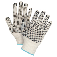 Heavyweight Double-Sided Dotted String Knit Gloves, Poly/Cotton, Double Sided, 7 Gauge, X-Large SEE946 | Zenith Safety Products