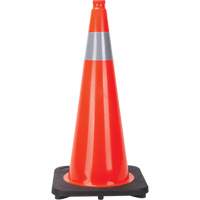 SEF027 Traffic Cone, 28", Orange, 4" Reflective Collar(s)