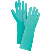 SHF693 Gants r&eacute;sistants aux produits chimiques &agrave; prise en losange, Taille 8, 13" lo, Nitrile, 22 mils