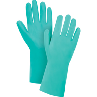 Diamond-Grip Chemical-Resistant Gloves, Size 8, 13" L, Nitrile, Flock-Lined Inner Lining, 13-mil SEF084R | Zenith Safety Products
