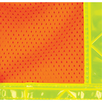 SEF093 Veste de s&eacute;curit&eacute; d'usage standard, Orange haute visibilit&eacute;, Moyen, Polyester