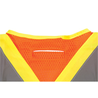 SEF102R Surveyor's Safety Vest, High Visibility Orange, Large, Polyester