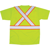 CSA Compliant T-Shirt, Polyester, Medium, High Visibility Lime-Yellow SEF109 | Zenith Safety Products