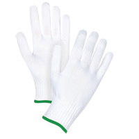 SEF199 Gants tricot&eacute;s sans couture, Polyester, Calibre 10, Moyen