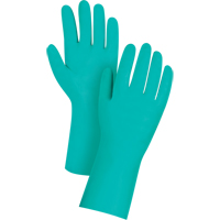 Diamond-Grip Chemical-Resistant Gloves, Size 7, 13" L, Nitrile, 11-mil SHF678 | Zenith Safety Products
