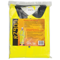SEH114R RZ900 Premium Traffic Rain Suit, Polyester/PVC, Medium, Lime-Yellow