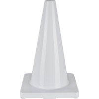 SEH135 Coloured Traffic Cone, 18", White