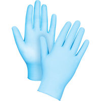 SGX019 Tactile Medical-Grade Disposable Gloves, Small, Nitrile/Vinyl, 4.5-mil, Powder-Free, Blue, Class 2