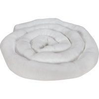 SEH955 Remblais tubulaire absorbant, Huile seulement, Absorption 45 gal., 3" la x 10' lo, Pqt de 10
