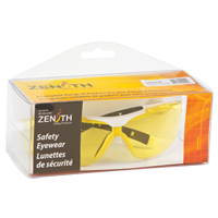 SEI525R Z1500 Series Safety Glasses, Amber Lens, Anti-Scratch, Meets/Exceeds CSA Z94.3