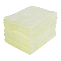 SEI992 Premium Laminated (SMS) Sorbent Pads, Hazmat, 15" x 17", 30 gal. Absorbancy