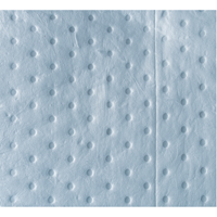 SEJ186 Premium Blue Bonded Sorbent Pads, Oil Only, 15" x 18", 30 gal. Absorbancy