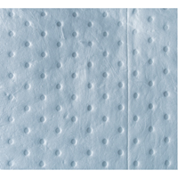 Blue Bonded Sorbent Pad, Oil Only, 15" x 18", 30 gal. Absorbancy SEJ186 | Zenith Safety Products