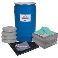 SHP040 Shop Spill Kit, Universal, Drum, 30 US gal. Absorbancy