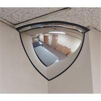 SEJ883 Miroir en d&ocirc;me 90°, Quart de d&ocirc;me, Dessus ouvert, Diam&egrave;tre 20"