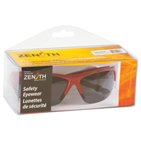 SEK286R Z1900 Series Safety Glasses, Grey/Smoke Lens, Anti-Scratch, Meets/Exceeds CSA Z94.3
