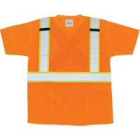 T-shirt conforme à la CSA, Polyester, Moyen, Orange SEL243 | Zenith Safety Products
