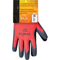SFM543R Coated Gloves, 9, Rubber Latex Coating, 13 Gauge, Polyester Shell