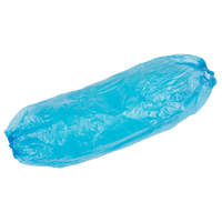 Disposable Sleeves, 18" long, Polyethylene, Blue SFU586 | Zenith Safety Products