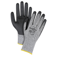 SFV077 Gants &eacute;lastiques sans coutures r&eacute;sistants &agrave; la coupe, Taille Petit/7, Calibre 13, Rev&ecirc;tement Polyur&eacute;thane, Enveloppe en PEHP, ANSI/ISEA 105 niveau 2/EN 388 niveau 3