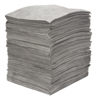 Meltblown Sorbent Pads, Universal, 15" x 18", 30 gal. Absorbancy SGC491 | Zenith Safety Products