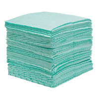 SGC512 Premium Bonded Sorbent Pads, Hazmat, 15" x 18", 30 gal. Absorbancy