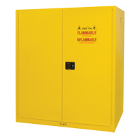SGC540 Armoire pour entreposage de barils &agrave; la verticale, Capacit&eacute; de 110 gal. US, 2 barils, Jaune