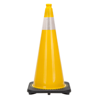 Premium Traffic Cone, 28", Yellow, 4" Reflective Collar(s) SGC936 | Zenith Safety Products