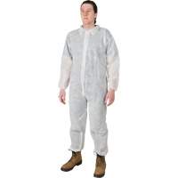 SGD164 Coveralls, Medium, White, Polypropylene