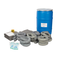 Spill Kit, Universal, Drum, 55 US gal. Absorbancy SGD800 | Zenith Safety Products