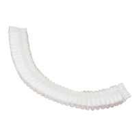 Bonnet bouffant plissé, Polypropylène, 19", Blanc SGF185 | Zenith Safety Products